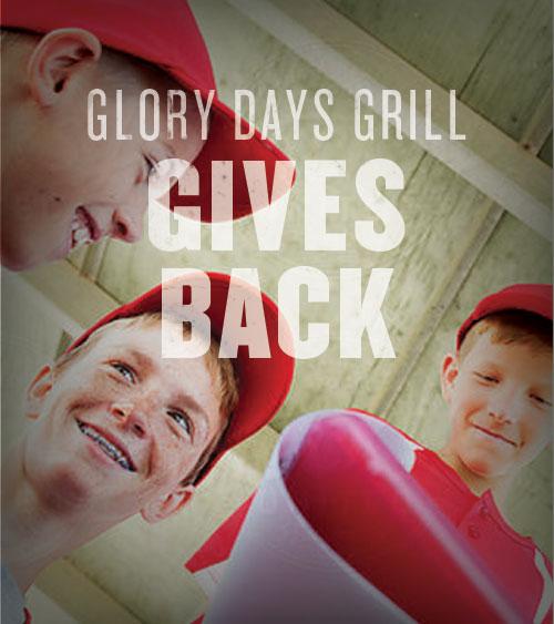 Glory Days Grill Gives Back